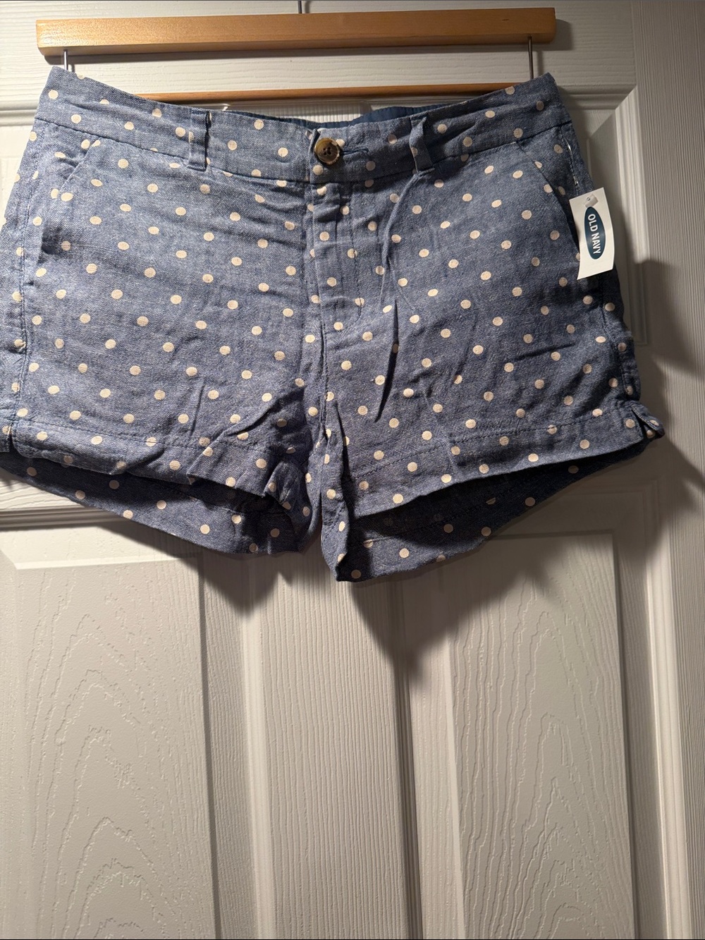 Polka Dot Women’s Shorts - Blue